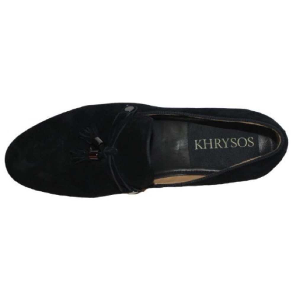 Onyx Wood Sole Loafers